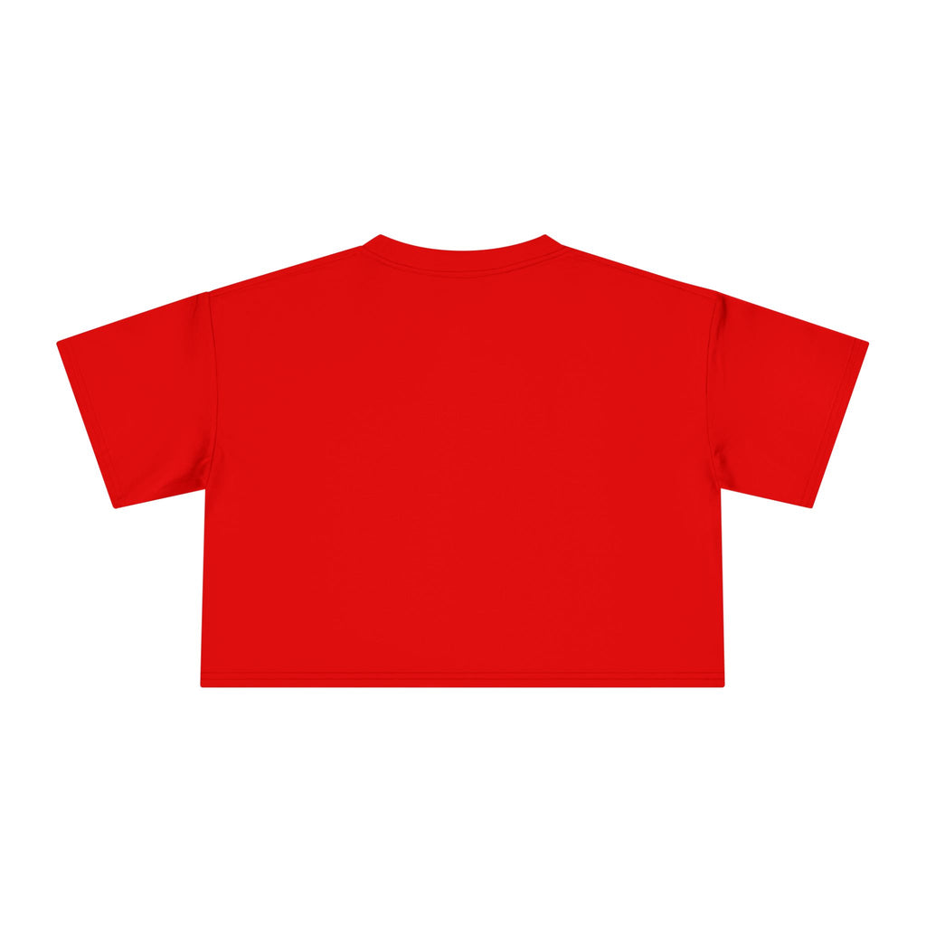 Crop Tee — "Quench Your Thirst" Bold Graphic Women's Crop Top